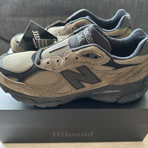 New Balance M990v3 Men's lightweight running shoes Black Brown Us 9.5